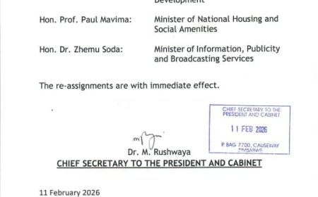 President Mnangagwa Reassigns Three Cabinet Ministers in Strategic Reshuffle