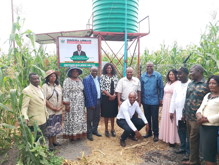 ZiG$1.3million CDF Solar Boreholes for Thirsty Gweru Urban Residents