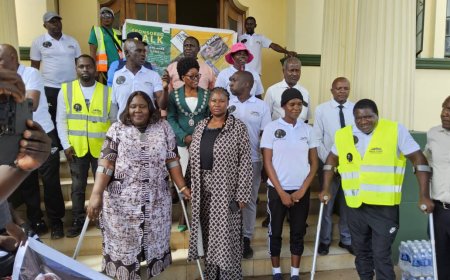 Walk of Hope Nears Gweru Finish as Senator Backs Inclusive Sports Park Vision