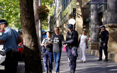 Greenpeace Activists Arrested for Sydney Gas Conference Protest
