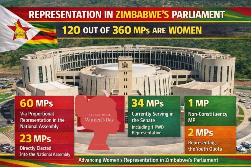 Women Now Occupy One-Third of Zimbabwe’s Legislature, Parliament Reveals