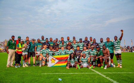 Zimbabwe Sables Return to Chaplin High to Inspire Next Generation of Rugby Talent