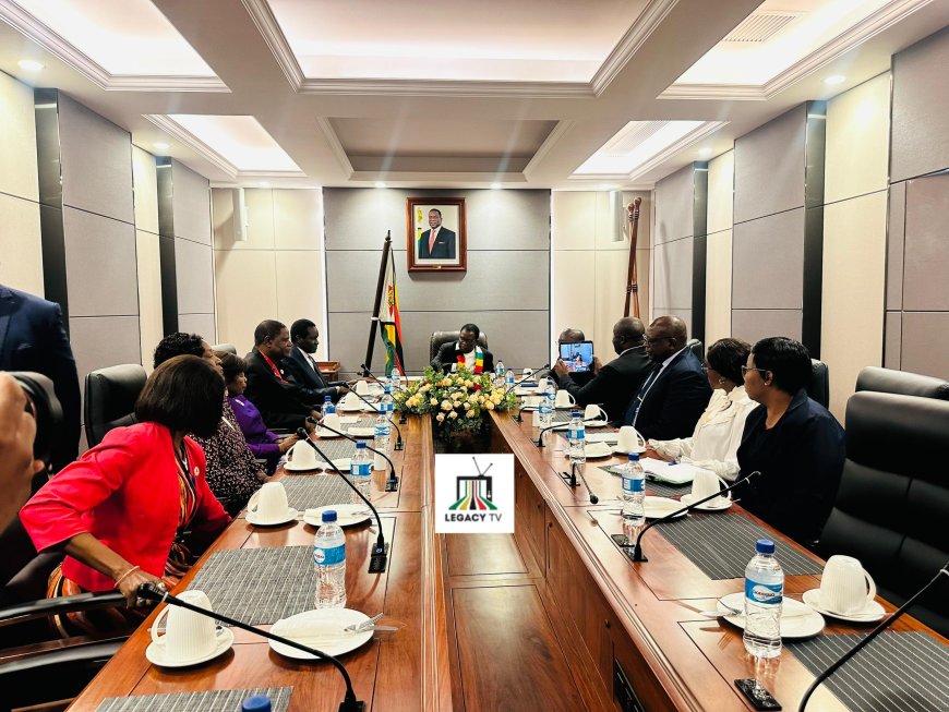 ZAOGA FIF Visits President Mnangagwa, Pledges Support for National Peace and Development