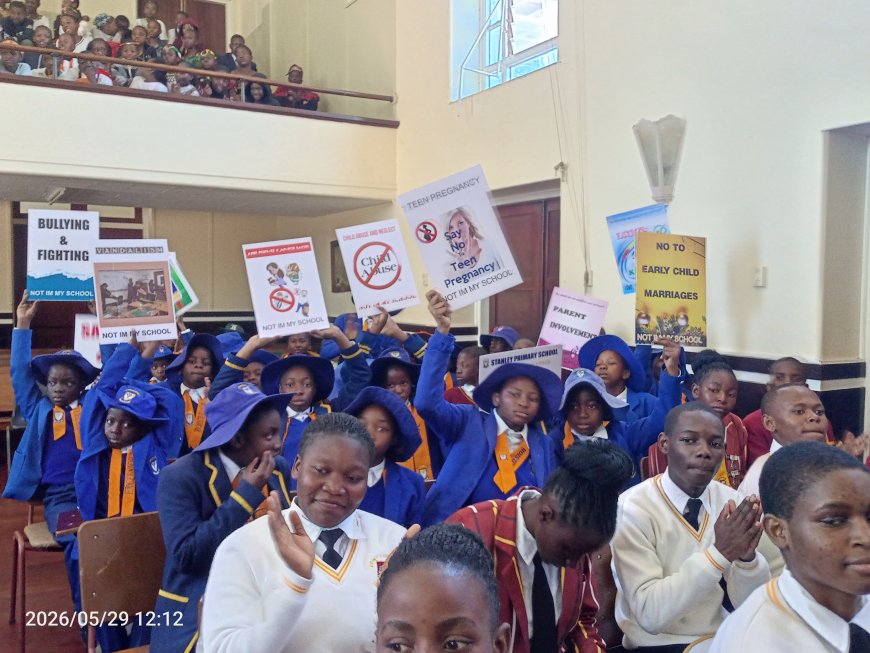 Gweru Launches “Not in My School” Campaign to Combat Violence and Bullying