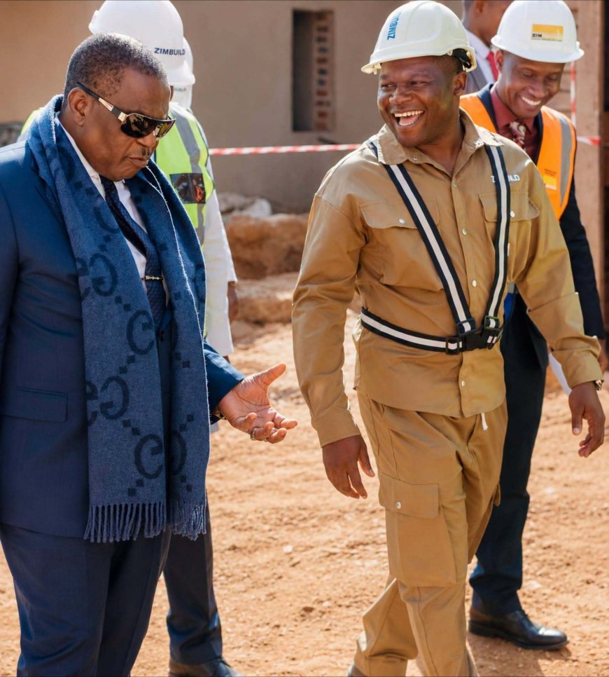 Vice President Chiwenga Tours Zimbuild Government Project
