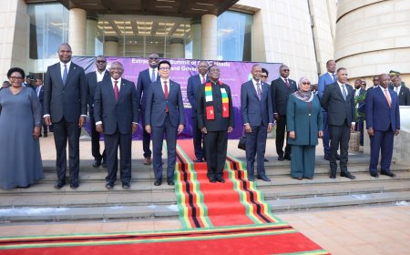 President Mnangagwa in South Africa for the 46th SADC Summit