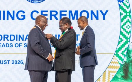 President Mnangagwa Returns to South Africa for Bi-National Commission