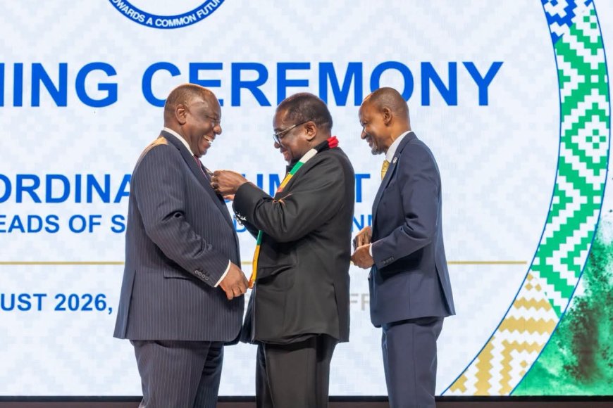 President Mnangagwa Returns to South Africa for Bi-National Commission