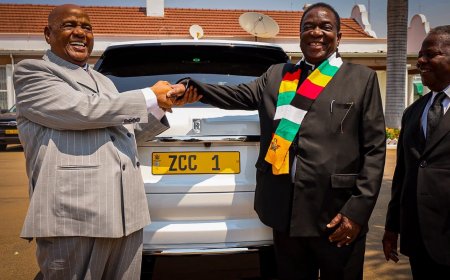 President hands Rolls-Royce to Bishop Mutendi as Chivayo support for ZCC schools continues