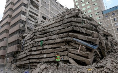 7 Still Missing After Kenya Nairobi Building Collapse