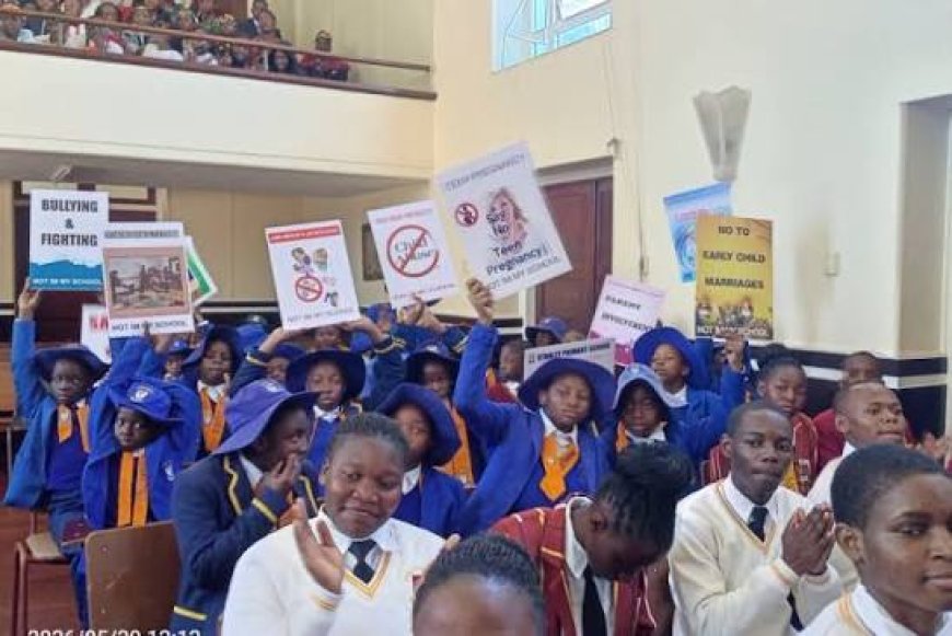 Gweru Launches “Not in My School” Campaign to Combat Violence and Bullying