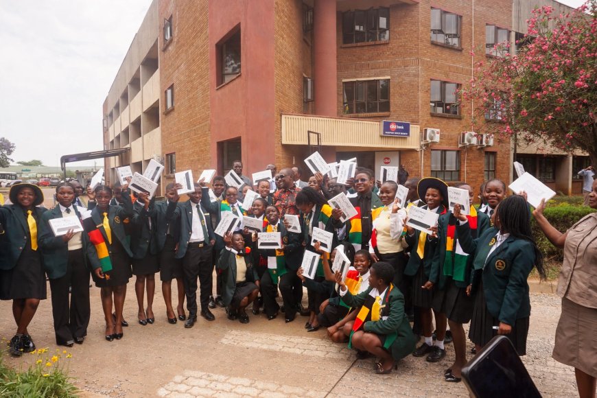 President Mnangagwa Donates 43 Tablets to Midlands Junior MPs